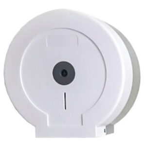 DISPENSADOR PAPEL HIGIÉNICO. PLÁSTICO, BLANCO