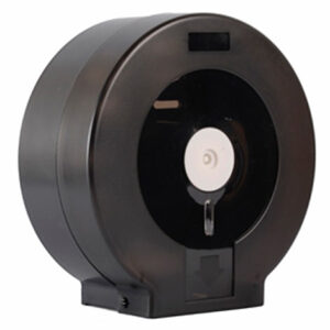 DISPENSADOR PAPEL HIGIÉNICO. PLÁSTICO, NEGRO